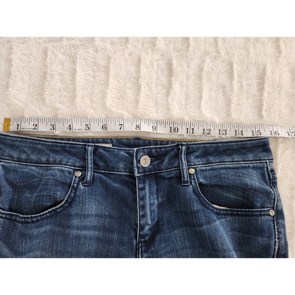 Pilcro And The Letterpress Low Rise Straight Denim Jeans Womens Size 28 - Picture 9 of 10